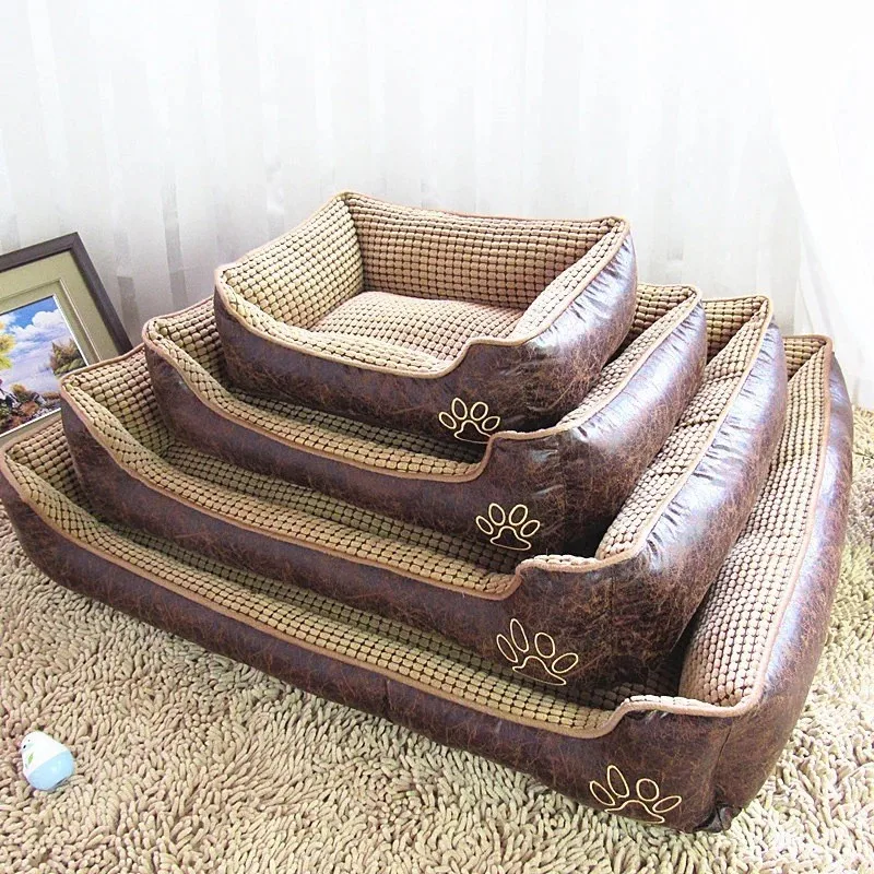 Newest Design Hot Selling Wholesale Luxury Leather Dog Bed Buy Best