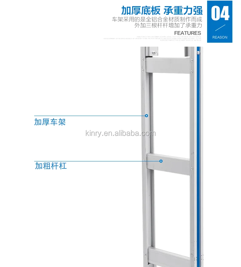 6 wheel can Climbing stair Steel hand trolley