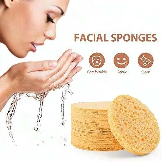 Reusable Makeup Remover Compressed Cellulose Facial Sponges