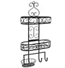 Iron racks bathroom rack soap rack storage rack hook hanging clothes