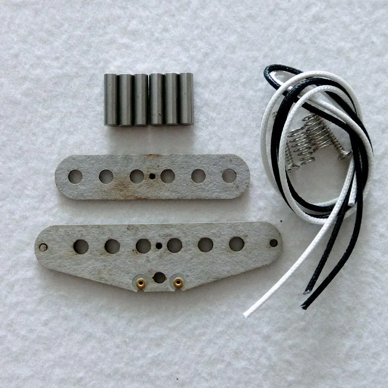 Diy Flatwork Strat Guitar Pickup Kits With Flat Alnico 5 Pole Pieces From Guitar Parts And