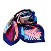 Wholesale Custom Latest Design Printed Fashionable Women Silk Square Scarf