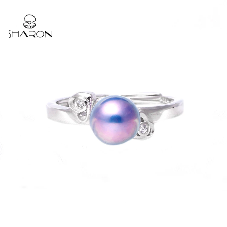 2019 September Hong Kong Jewelry Show Gemstone Pearl Ring Designs For Lady
