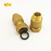 Anti-aircraft adapter of one-way inner and outer wire check valve in front of telescopic copper check valve Watch