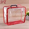 new design steel wire bags transparent pvc high quality blanket packing bag