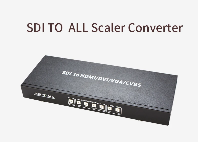 sdi to hdmi vga dvi cvbs scaler converter