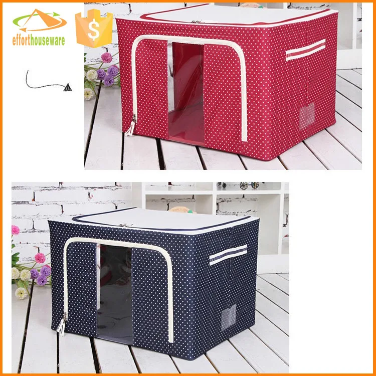 Zipper Oxford Fabric Polyester Storage Box Buy Polyester Storage Box