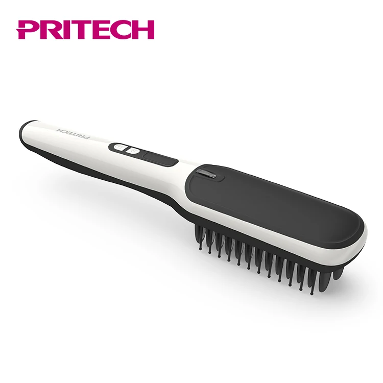 pritech hair straightener brush