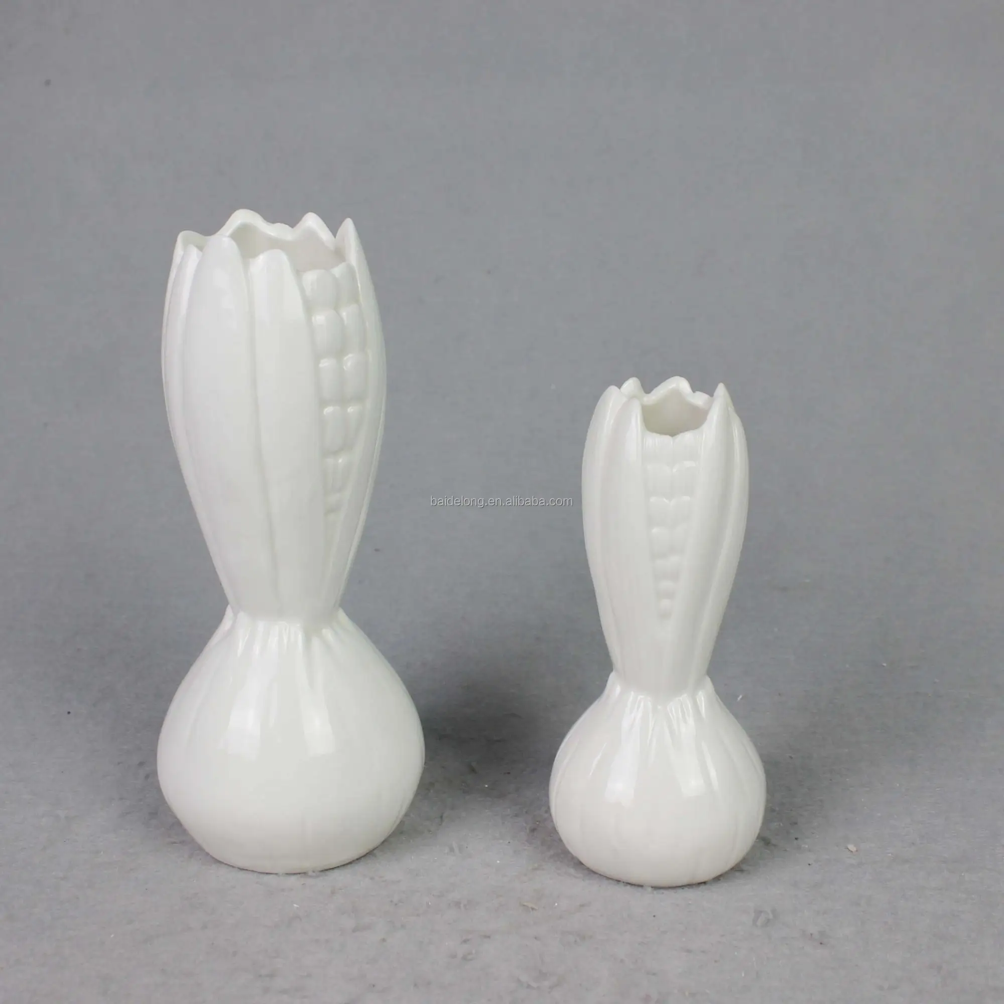 White Ceramic Flower Vase Dining Room Decoration Buy Ceramic Home