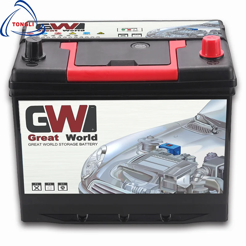 N60ah Maintenance Free Korea Style Lithium Ion Gel Car Battery For Arab