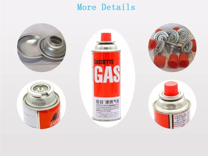 China Korea Msds Camping Gas Stove Refill 190g 220g 250g Butane Gas