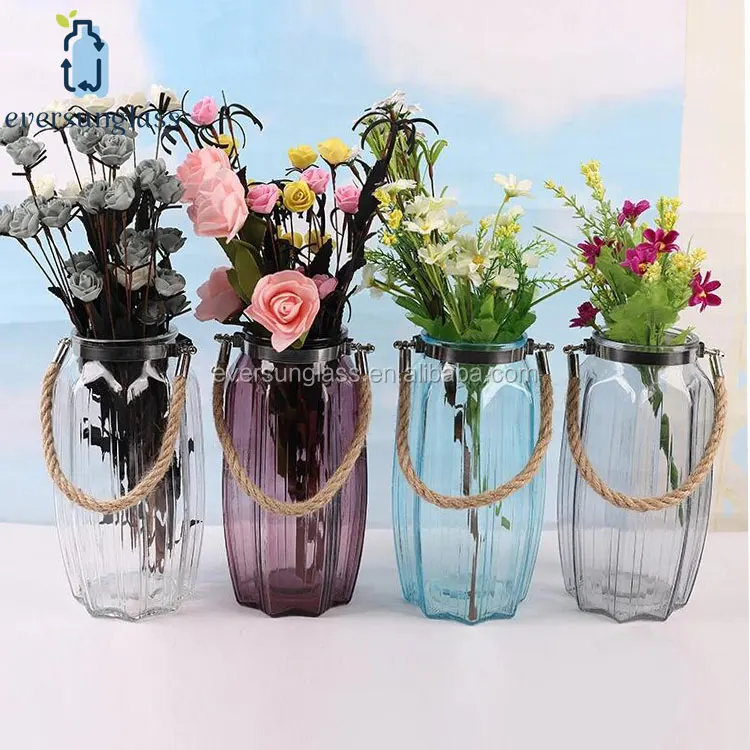 Wholesale Glass Vase Flower And Flower Vase Painting Designs For Home