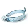 Adjustable Blue Zinc Plated Aluminum Tube Clamp Fittings For Durable Using