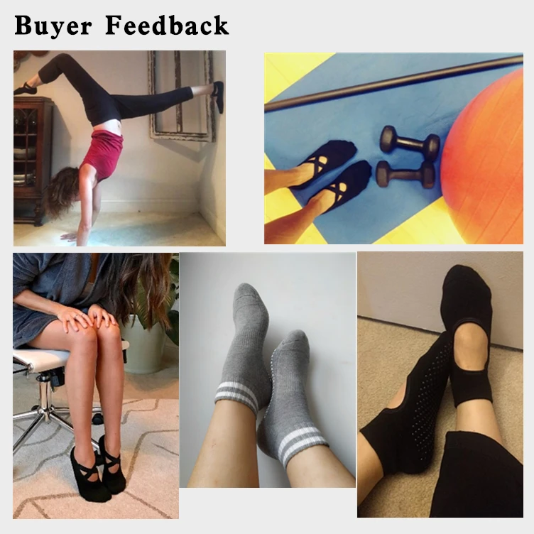 Oem Cotton Blend Grip Socks Yoga Pilates,Grip Socks Custom Yoga Pilates