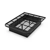 Bedroom Furniture Simple Modern Latest Design Double Size Light Grey Fabric Upholstered Platform Bed Frame