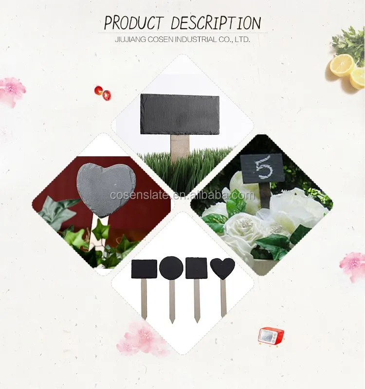 Slate plant labels wholesale