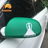 Cheap price digital printing car mirror cover socks flags Lesotho mirror windows covers