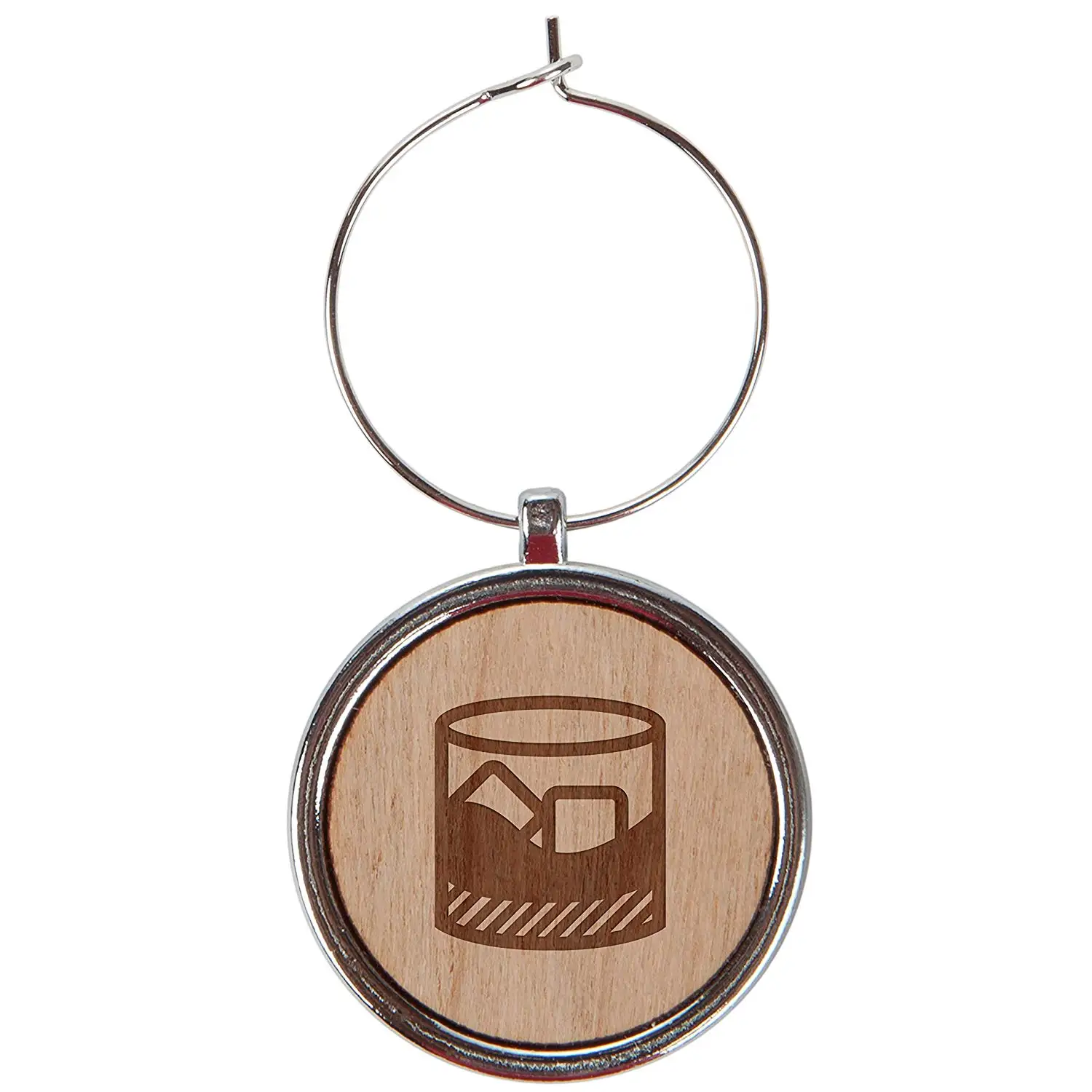 wood whiskey glass wood whiskey glass