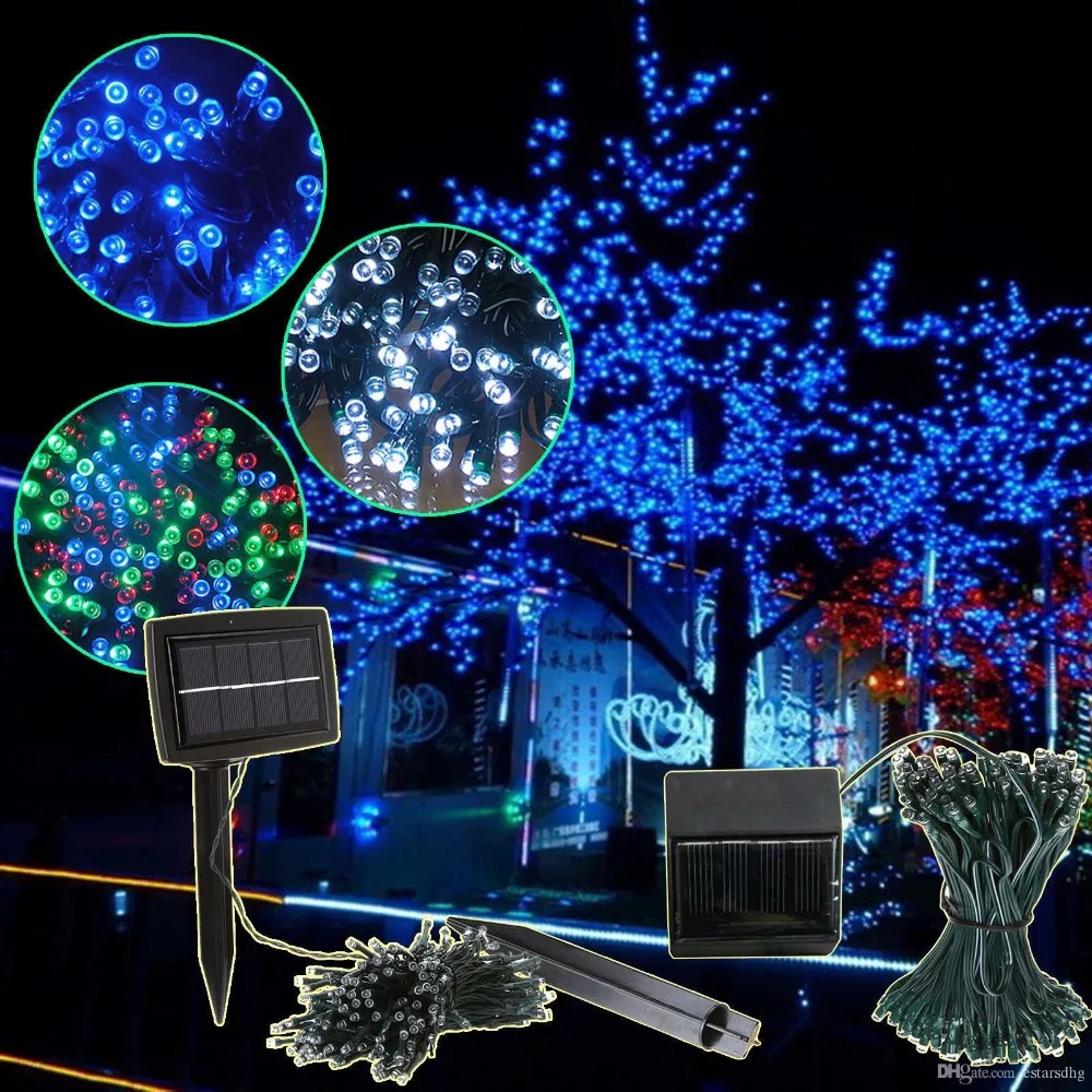 Tiny twinkle solar string lights solar powered led string for holiday deco