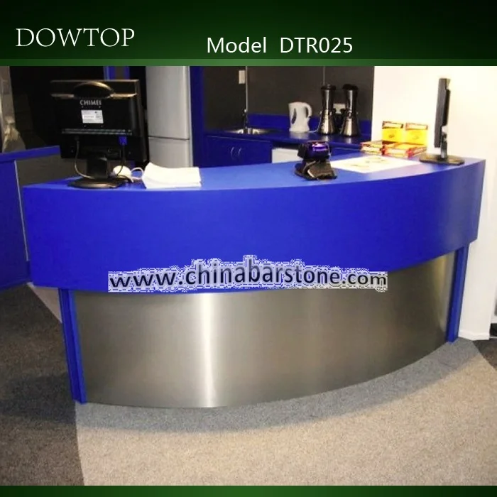 Modern Unique Round Stainless Steel Reception Desk Buy Stainless