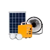 12v DC 4AH mini solar power system with mobile charger &2 led bulbs