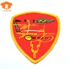 Wholesale Orange Ripple Custom Single Face Iron On Back Printing Embroidery Patch Show Off Your Style Bearing The Name