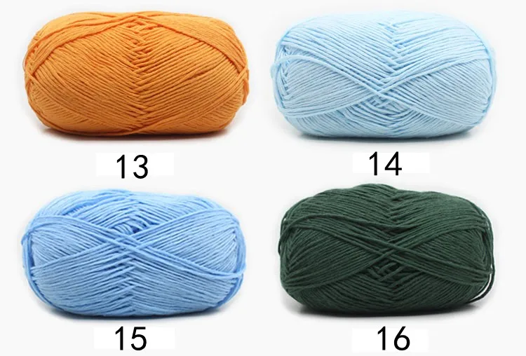 Amazon Customized 50g 8ply 100 Milk Cotton Baby Knitting Yarn Buy