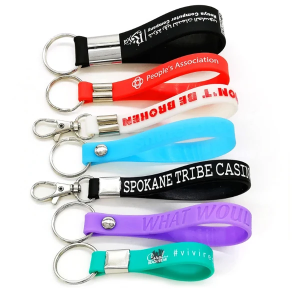 Custom Logo Rubber/silicone Keychain For Promotion Gift - Buy Rubber ...