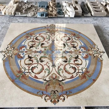 New Design Round Tile Marble Floor Medallion For House Entrance New Design Round Tile Marble Floor