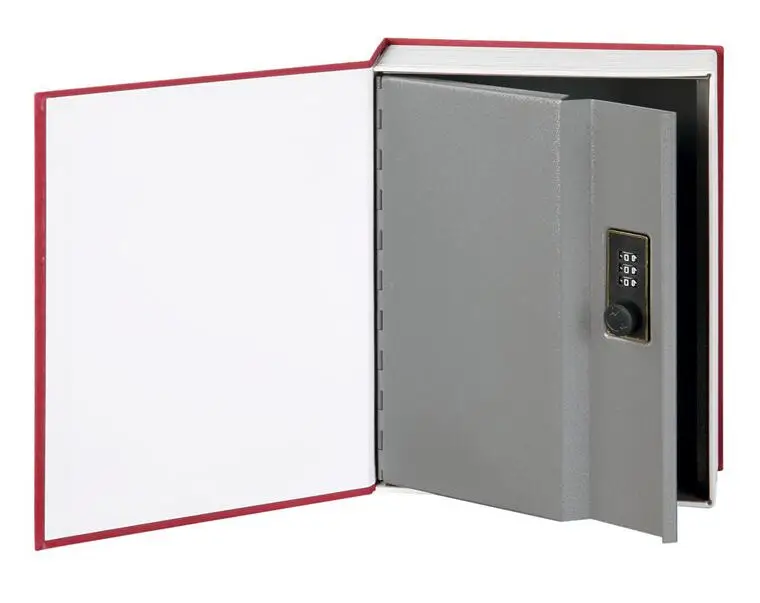 Wholesale Custom Elegant Fireproof Metal Secret Real Page Book Hidden