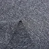 Customized grey melange 100 polyester interlock jersey fabric composition