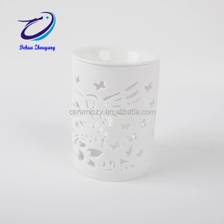 Aromatherapy Candle White Frosted Glass Cup Smokeless - Temu