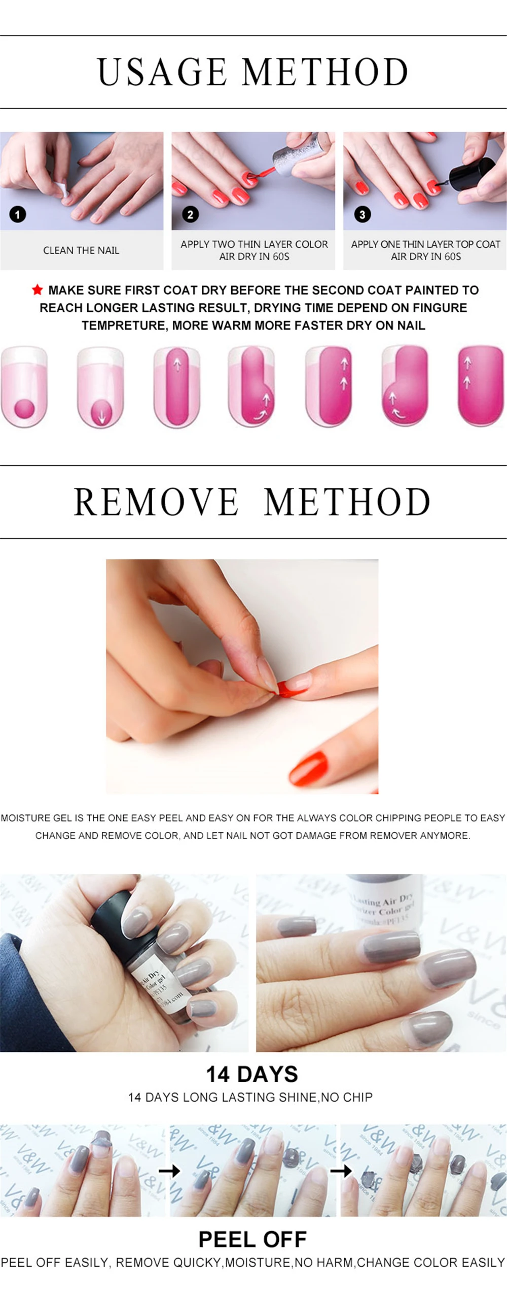 Oem Private Label Non Toxic Permeable Kids Peel Off Halal Nail Polish ...