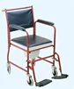 Bedside Steel Commode Chair With Removable armrest and footrest CY-WH907