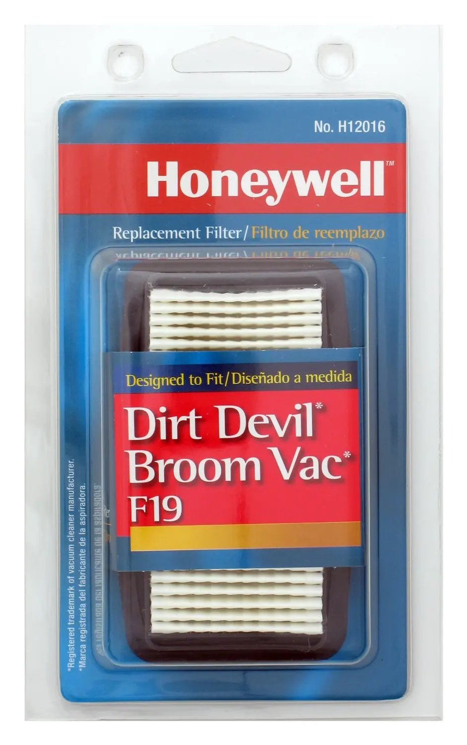 3201082000 F19 Allergen Filter Dirt Devil Broom Vac Vacuum Model MBV2030 Series