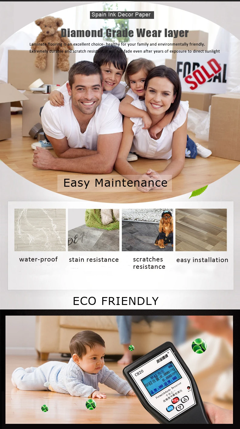 eco forest laminate flooring hickory