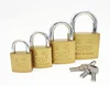 Hot selling OEM brass padlock with moon key,normal key or cross key available