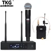 TKG 626-937mhz QLXD4 full set headset head lavalier lapel handhold UHF outdoor professional wireless microphone