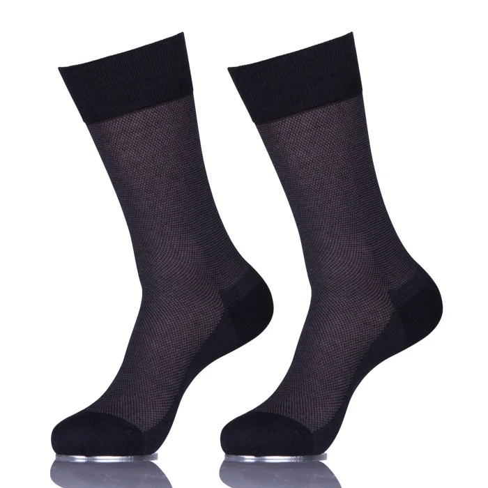 Personalised Mens Black Business Socks Online Men In Black Dress Socks