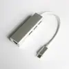 USB 3.1 type-c to rj45 network card +3.0 USB HUB network cable