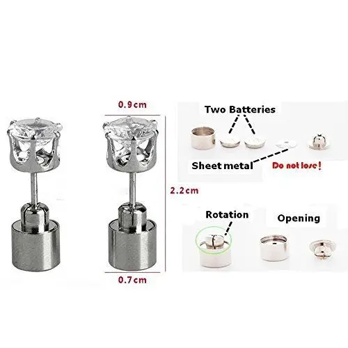 Novelty Led Flashing Earring Cheap Cute Earrings For Party