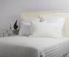 100% Cotton bedding-set White Super Soft Geo Pattern Machine Satin Patchwork Quilt