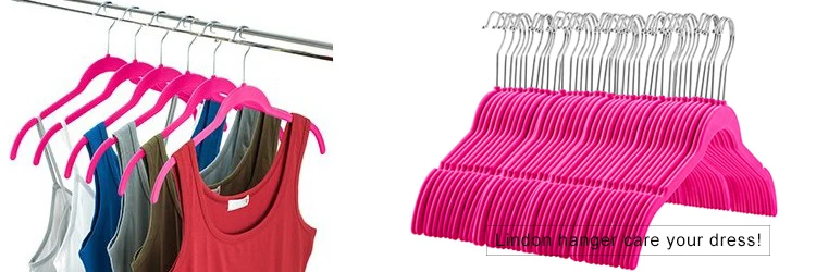 Discount 60% off 50 Pack Luxury Bulk Non-Slip Thin Slim Black Plastic Flocked Velvet Suit Clothes Hanger Wholesale.jpg