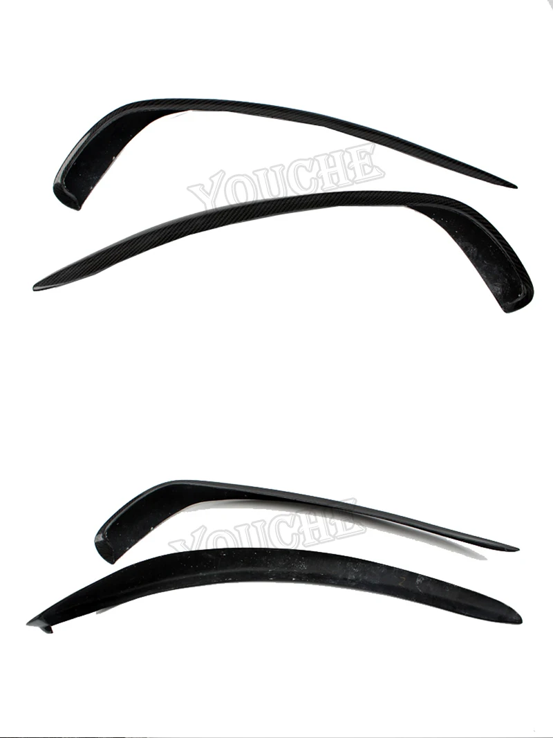 6 Pcs Front Splitter Air Canard For Mercedes A Class W176 Amg Package ...