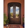simple aluminum fence residential house forged wrought iron doors and gates french patio rod glass
