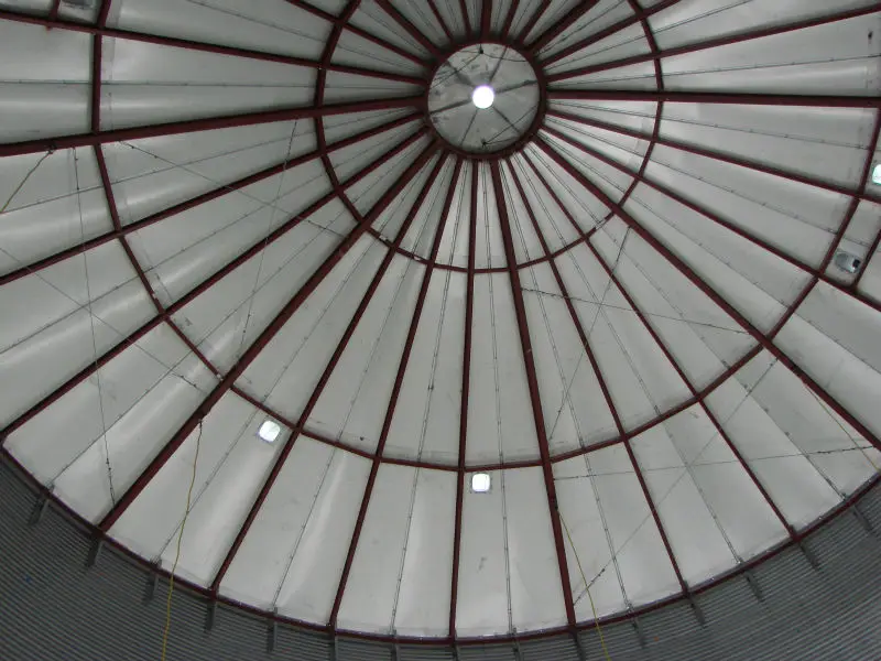 stainless steel conical hopper silo