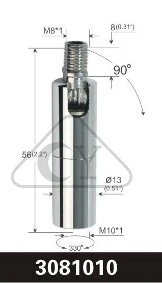 3081010- Swivel Joint With M8/m10 Thread/330 Degree/90 Degree - Buy ...