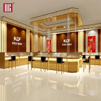 New Materials 3d Max In Guangzhou Jewellery Store Interior Design