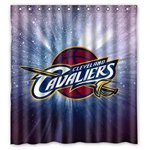 Buy Love Beauty Custom Popular Design Custom Shower Curtain Print Popular Amrica Baketball Team Cleveland Cavaliers Logo Print 60x72 Inch Custom Waterproof Polyester Shower Curtain 60 X 72 Inch In Cheap Price