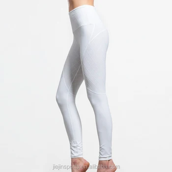 white workout leggings high waisted